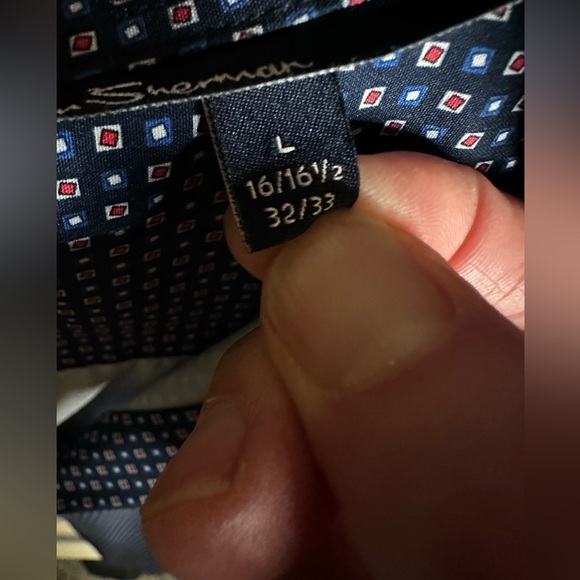 Ben‎ Sherman Slim Fit Shirt Size 16-16.5 32/33 - Picture 4 of 5